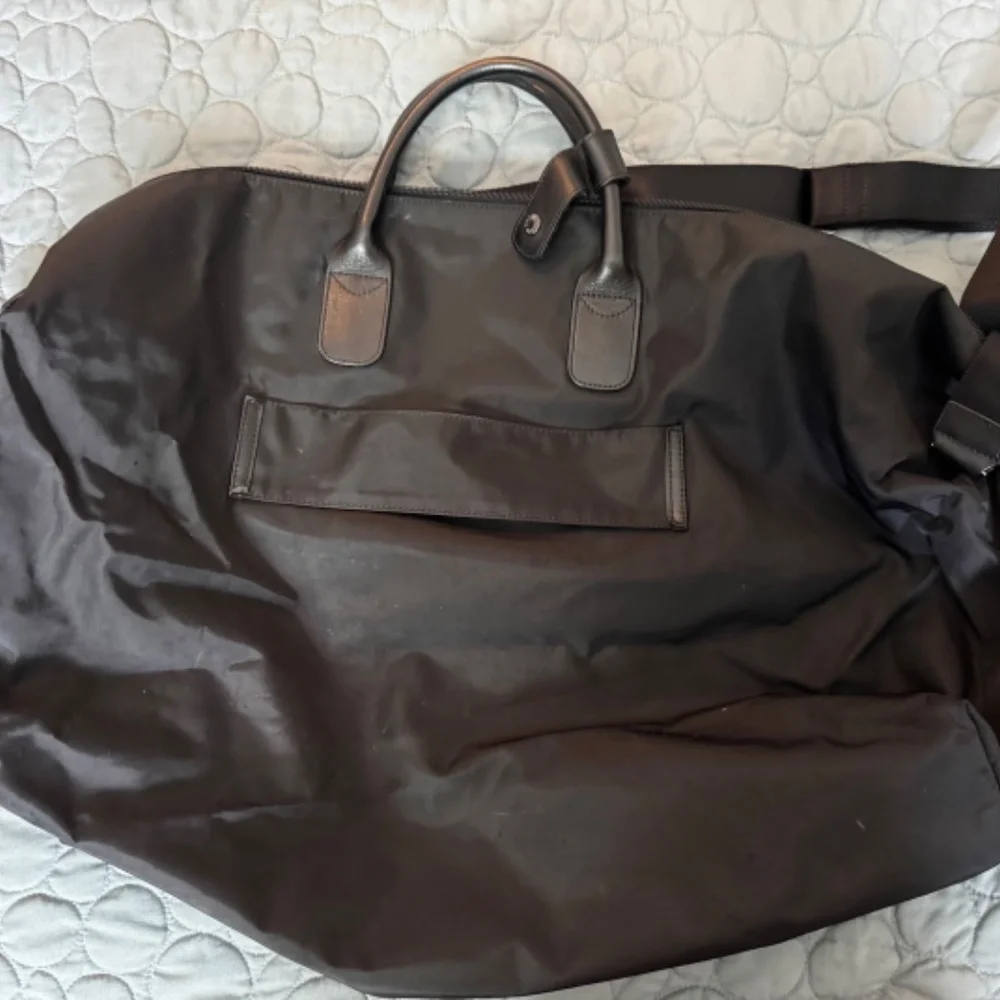 Bric's Milano Nylon Duffle Bag Black on Black